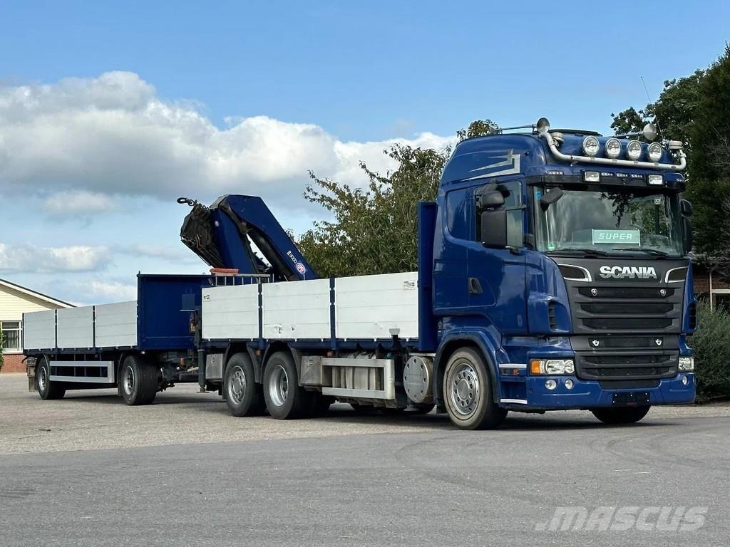 Scania R560 V8 2012 HMF 30TM!!CRANE/KRAN/GRUE!! 6x2!FULL Kranen voor alle terreinen
