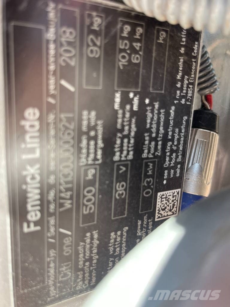 Linde CITI T05 /130/ V-3795 OB شاحنات مناولة ذاتية الدفع