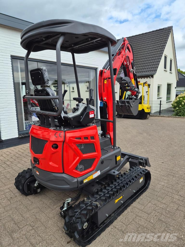 Eagle 1900 kg Minigraver servo Uitschuifbaare onderwagen Minikaivukoneet < 7t