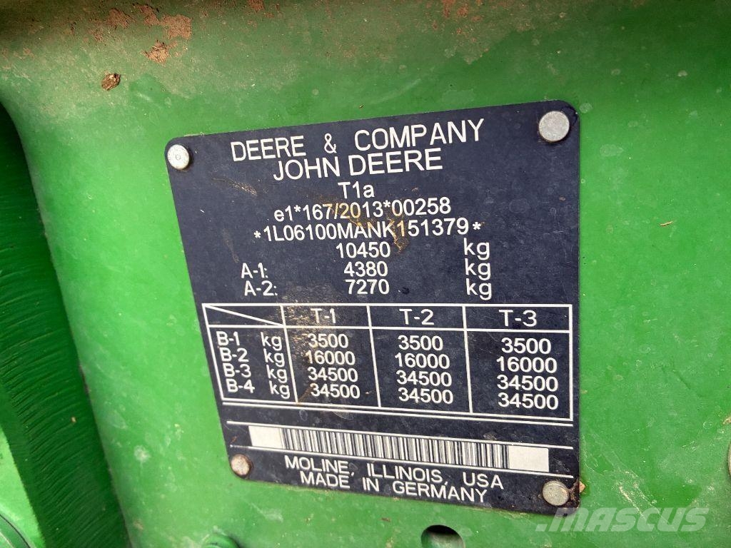John Deere 6100 M AUTOQUAD Traktorer