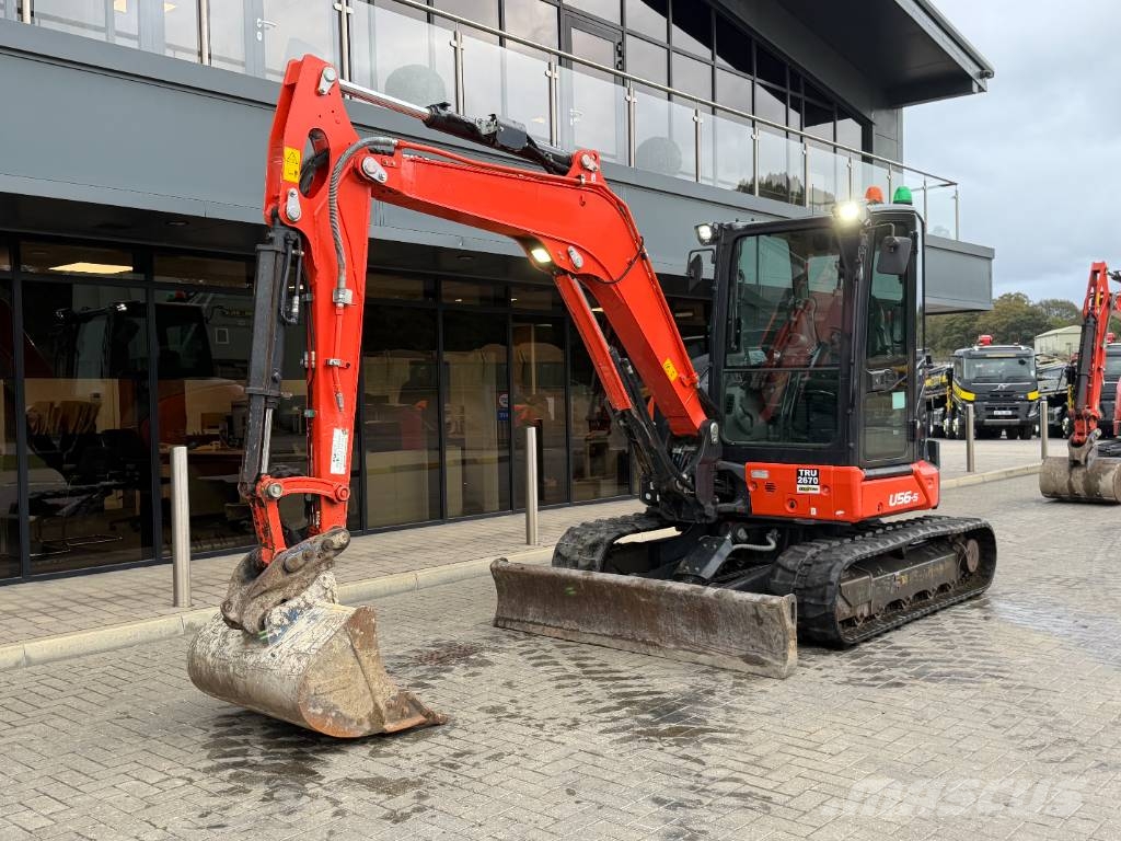 Kubota U 56-5 حفارات صغيرة أقل من 7 طن (حفارات صغيرة)