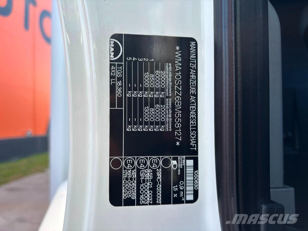 MAN TGS 18.320 4x2 BOX L=7497 mm Camiones con caja de remolque