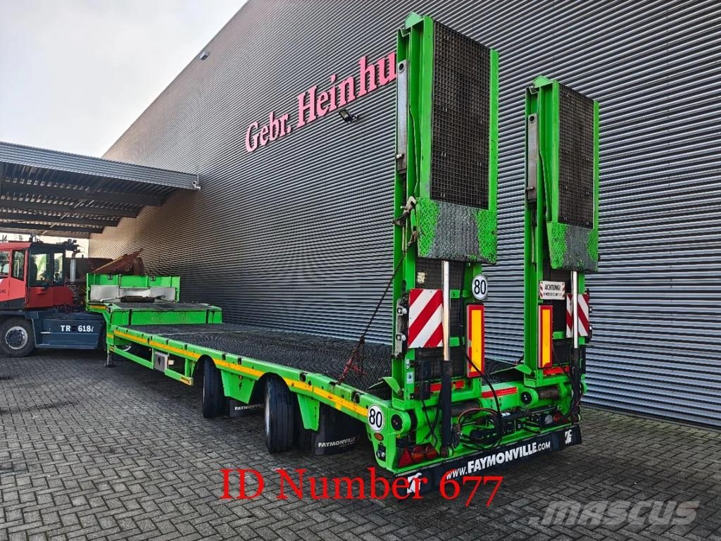 Faymonville F-S42-1AAA Powersteering Bridge Ramps Winch! Nizko noseče polprikolice
