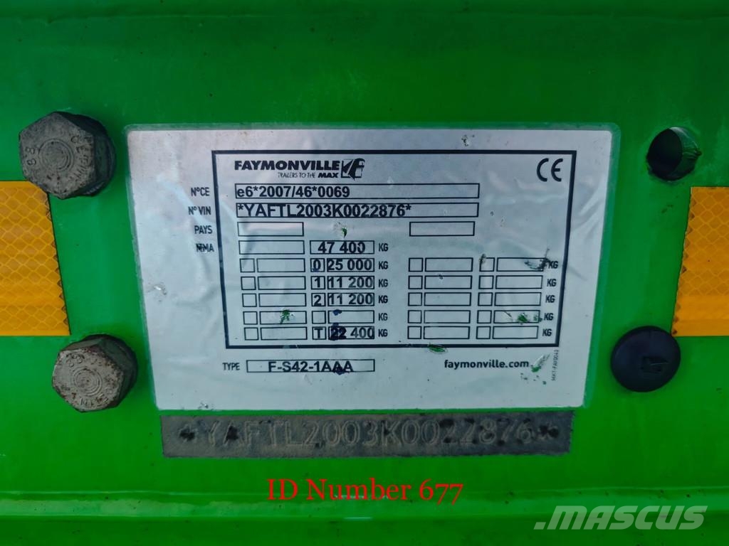 Faymonville F-S42-1AAA Powersteering Bridge Ramps Winch! Nizko noseče polprikolice