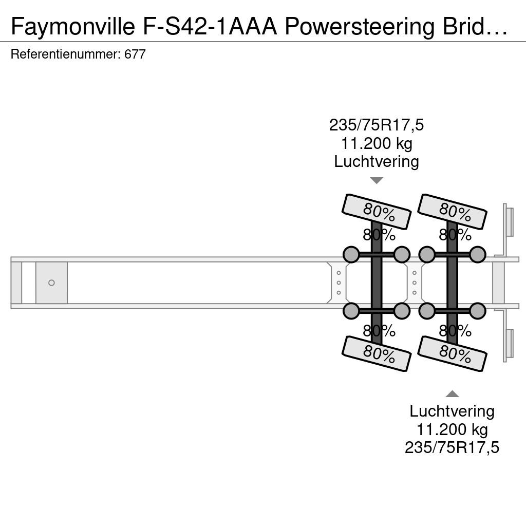 Faymonville F-S42-1AAA Powersteering Bridge Ramps Winch! Low loader-semi-trailers