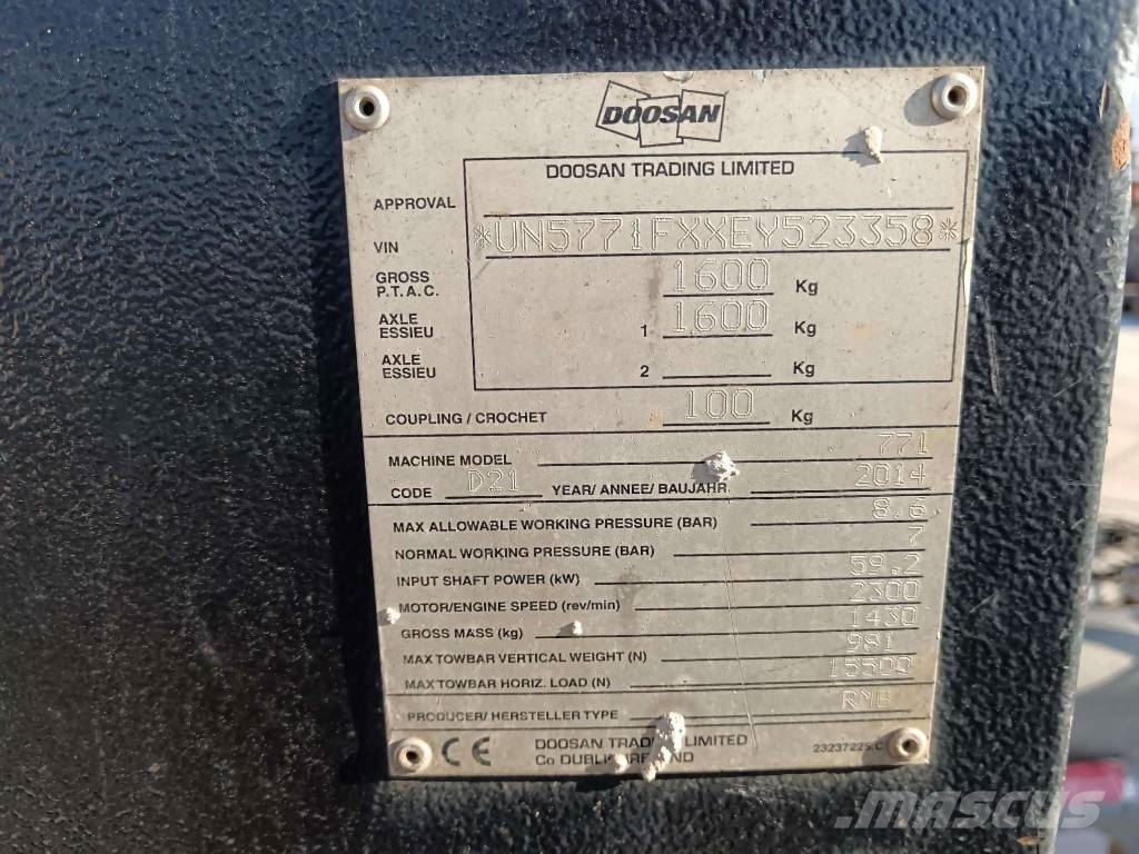 Doosan 7/71 Kompresori