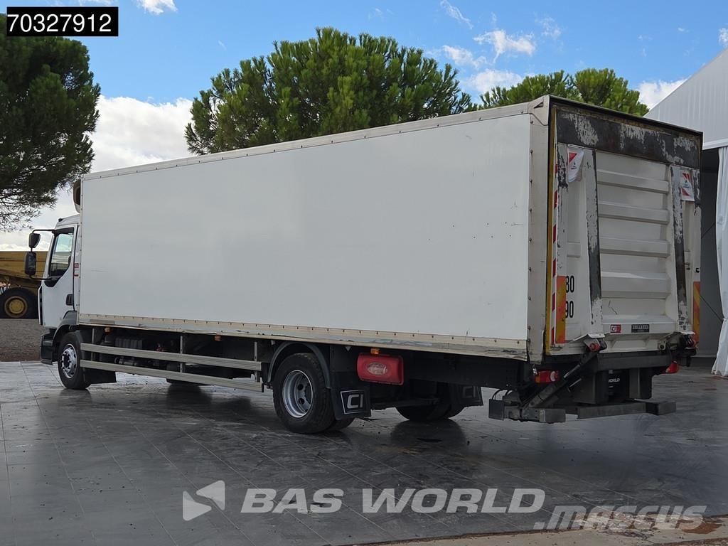 Renault D 250 D 4X2 12 toneladas 1.500kg Plataforma elevad شاحنات ذات هيكل صندوقي
