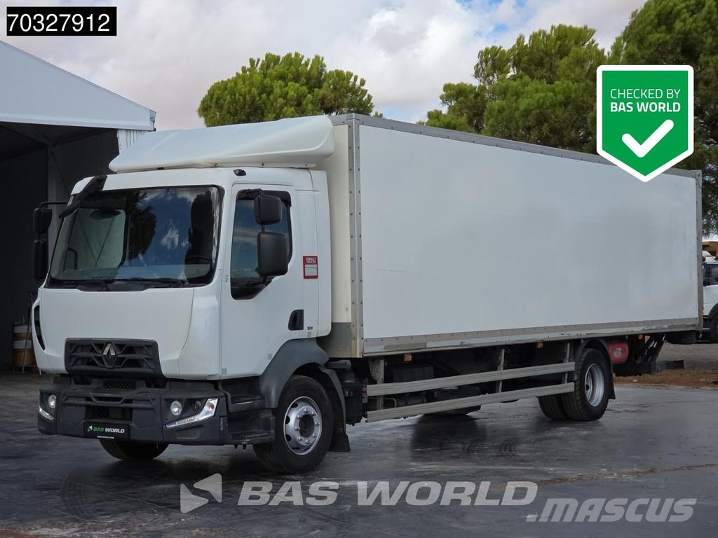 Renault D 250 D 4X2 12 toneladas 1.500kg Plataforma elevad شاحنات ذات هيكل صندوقي