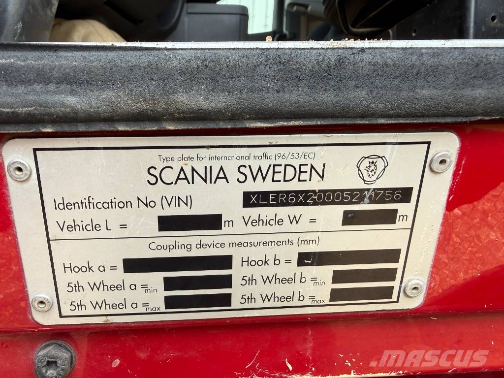 Scania R620 Med miljøfilter NYSYNET 吊鉤式起重車