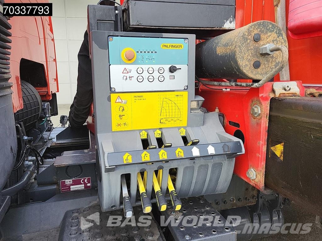 Volvo FM 410 FM 6X2 Palfinger PK 19.001 SLD Crane Kran L شاحنات مسطحة/مفصلية الجوانب