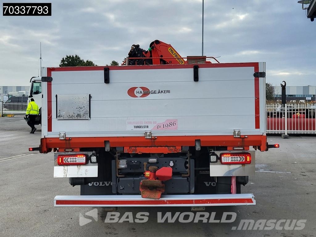 Volvo FM 410 FM 6X2 Palfinger PK 19.001 SLD Crane Kran L شاحنات مسطحة/مفصلية الجوانب