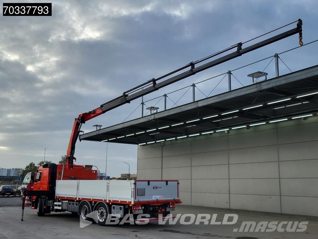 Volvo FM 410 FM 6X2 Palfinger PK 19.001 SLD Crane Kran L شاحنات مسطحة/مفصلية الجوانب