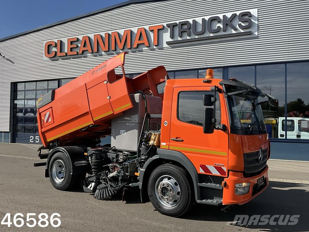 Mercedes-Benz Atego 1321 Euro 6 Scarab Merlin Links en rechts ve Kehrmaschine