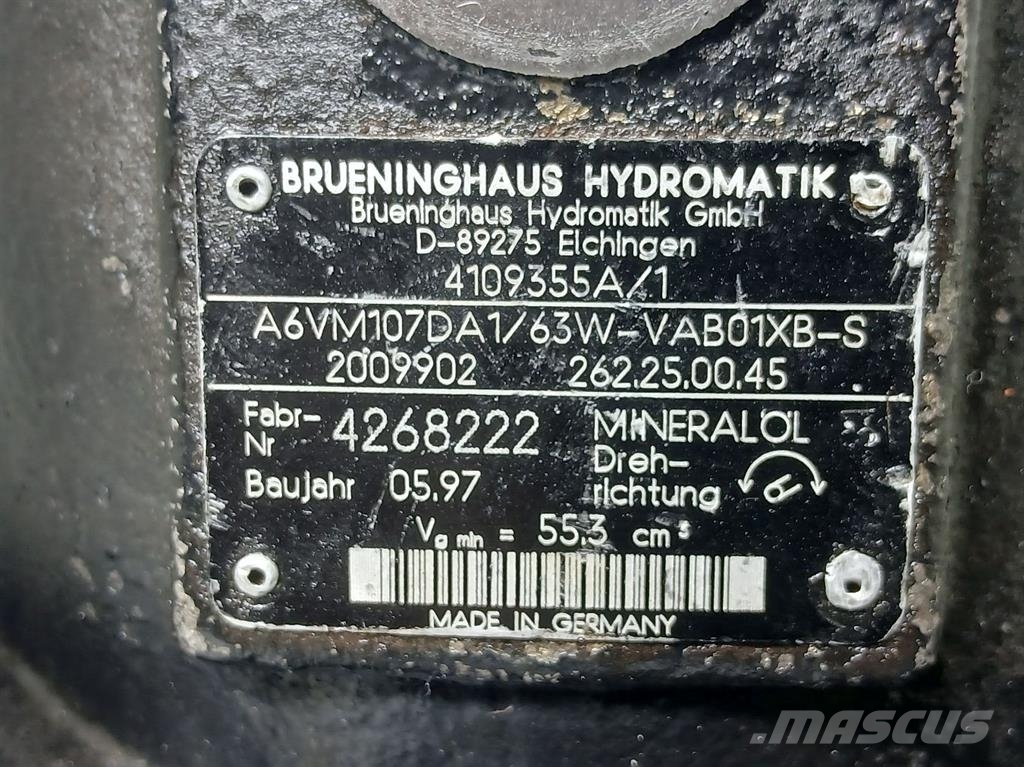 Ahlmann AZ14-4109355A-Rexroth A6VM107DA1-Drive motor Гідравліка