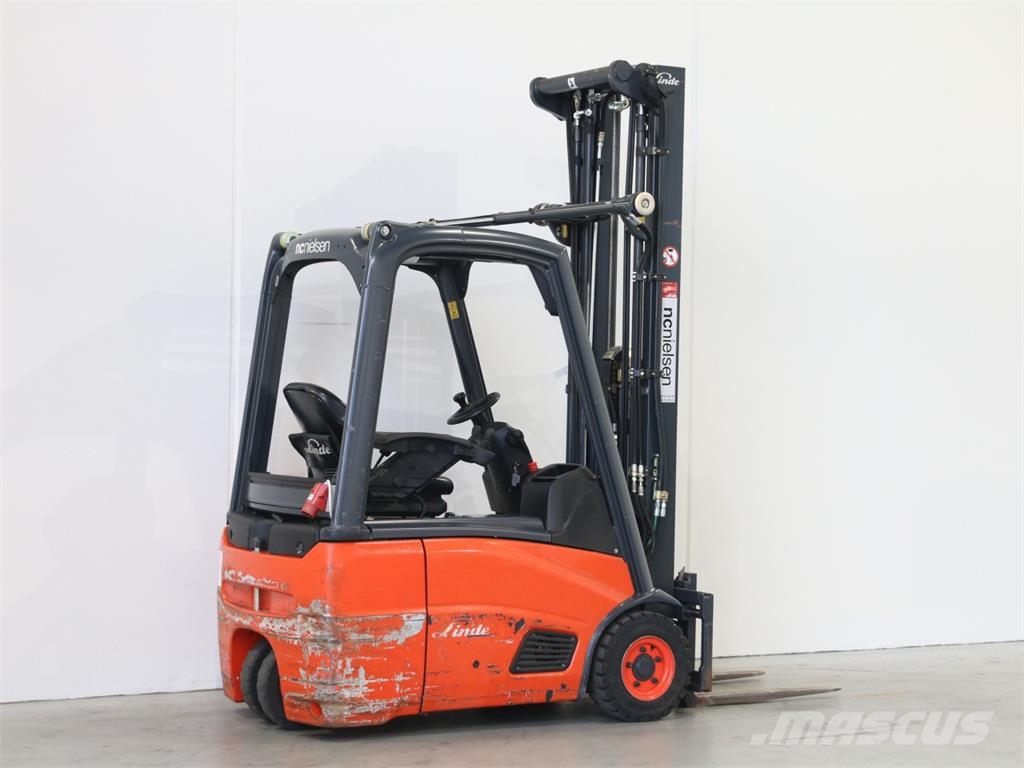 Linde E16C/386-01 El gaffeltrucks
