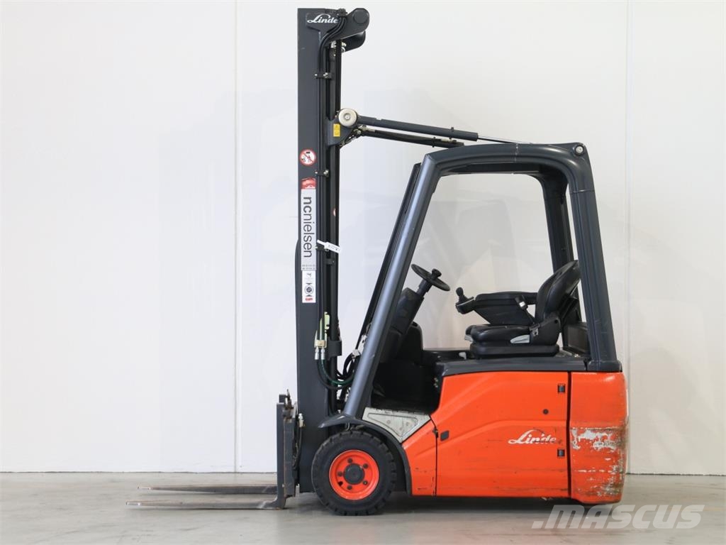 Linde E16C/386-01 El gaffeltrucks