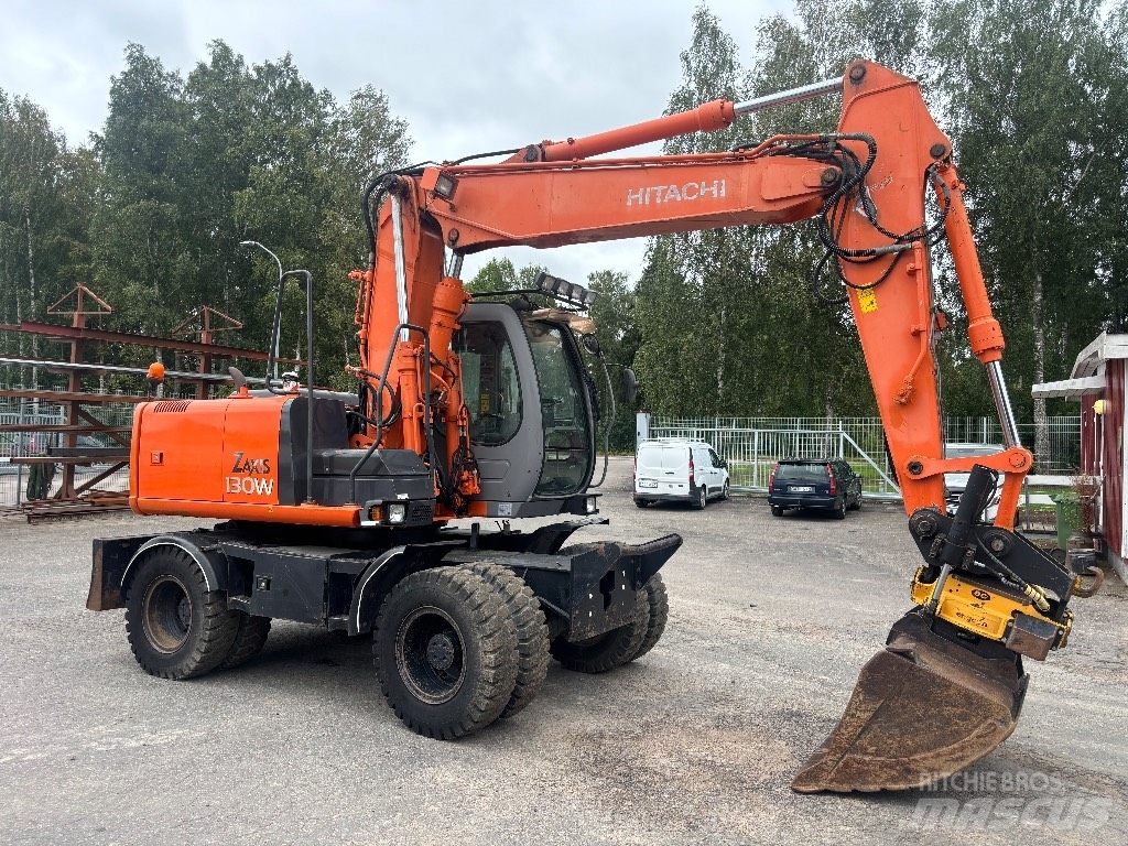 Hitachi Hjulgrävare ZX130W Rototilt, 2005, Sweden - Used Hitachi Hjulgrävare ZX130W Rototilt, 2005, Sweden - Used