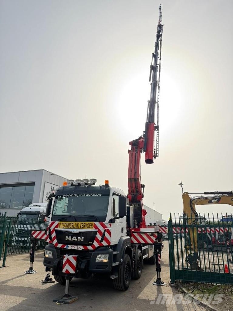 MAN TGS 41.440 8x4 + (45m!) CRANE FASSI F2150 RAL 8+6 Mobiilinosturit