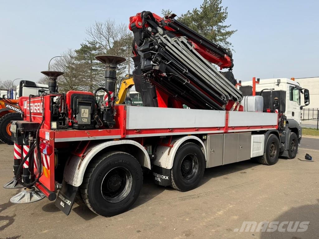MAN TGS 41.440 8x4 + (45m!) CRANE FASSI F2150 RAL 8+6 Mobiilinosturit