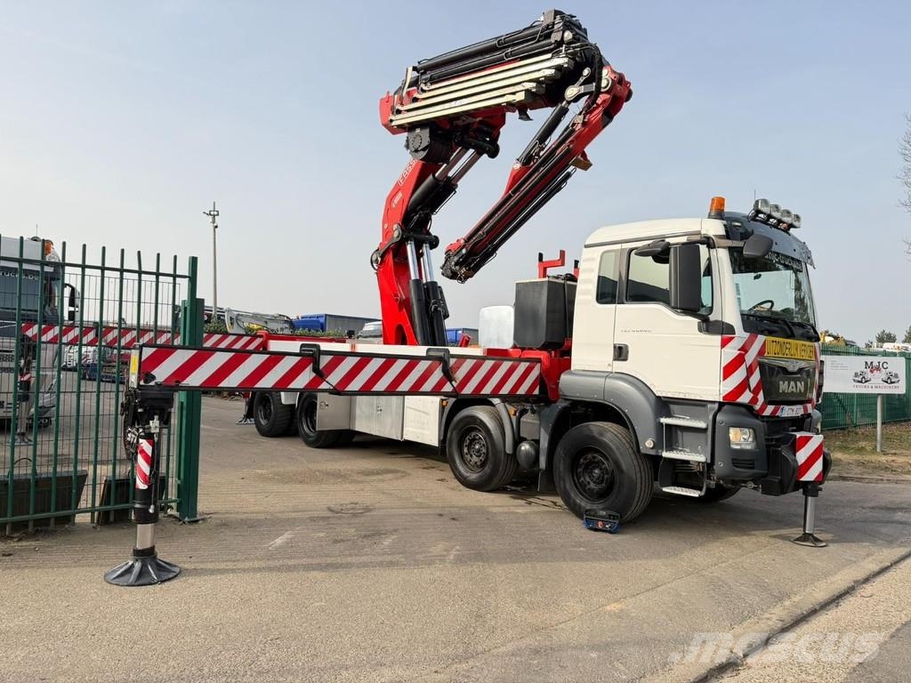 MAN TGS 41.440 8x4 + (45m!) CRANE FASSI F2150 RAL 8+6 Mobiilinosturit