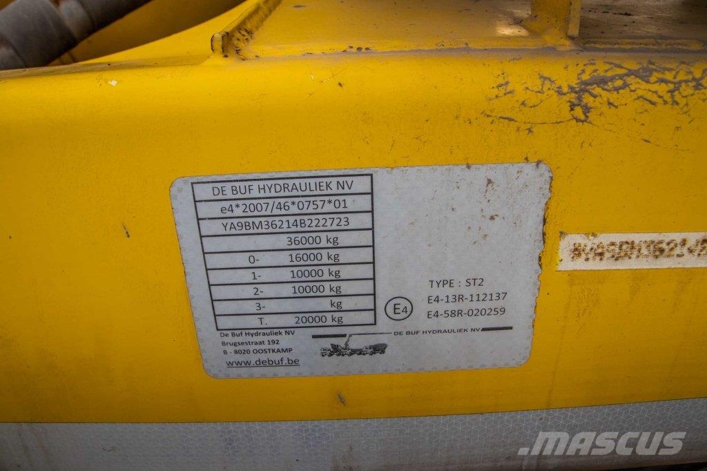  De Buf BETON MIXER/MALAXEUR/MISCHER12M3 Kitos puspriekabės