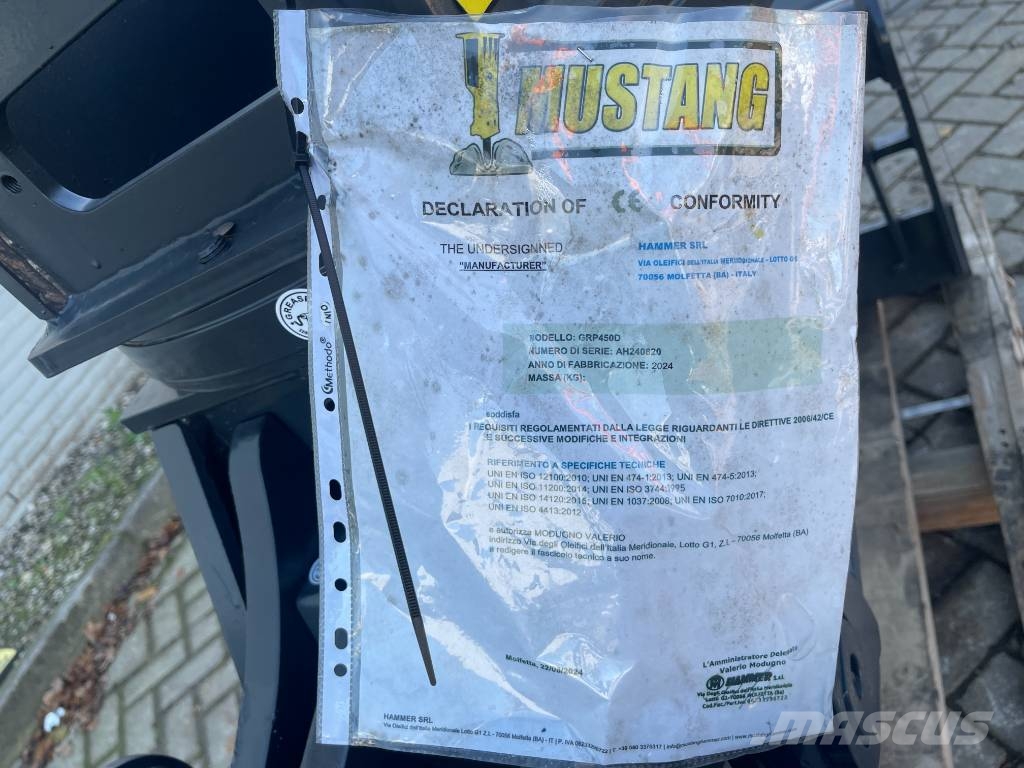 Mustang GRP 450 D  2024  Unused Gripere