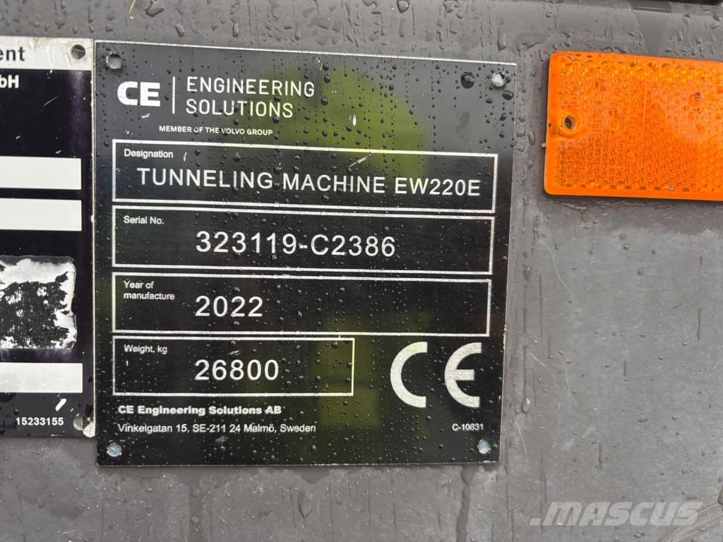 Volvo EW 220 W Tunnelpigger Wheeled excavators