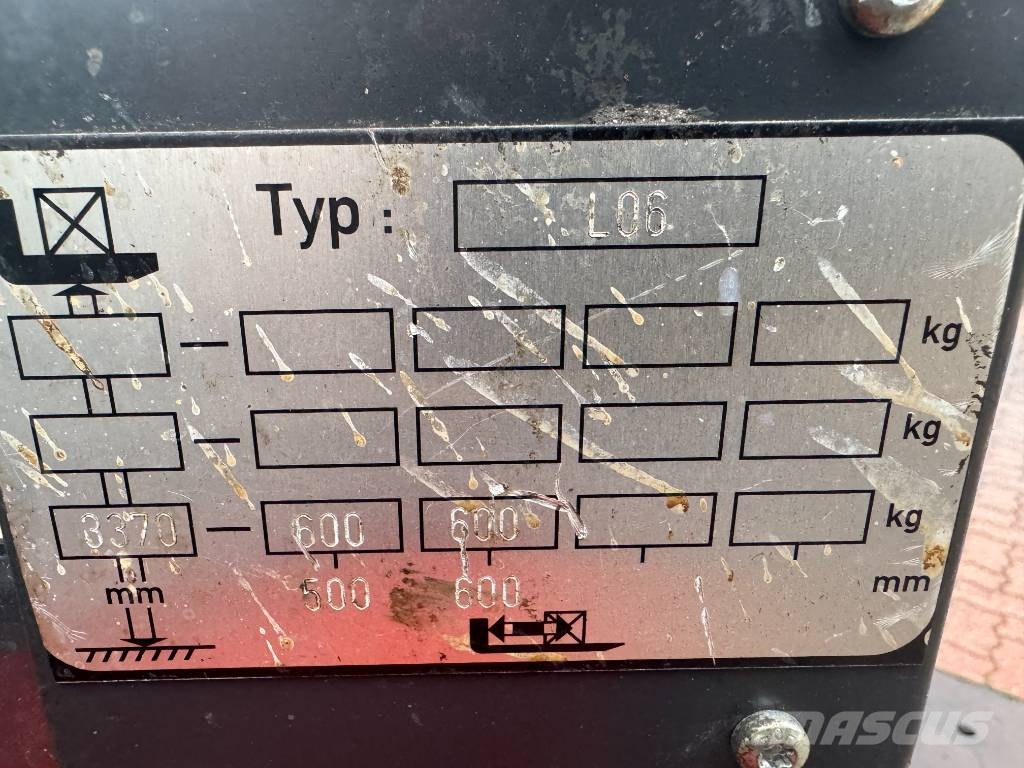 Linde L06AC /170/ V-4079 OB 보행식 리치 지게차