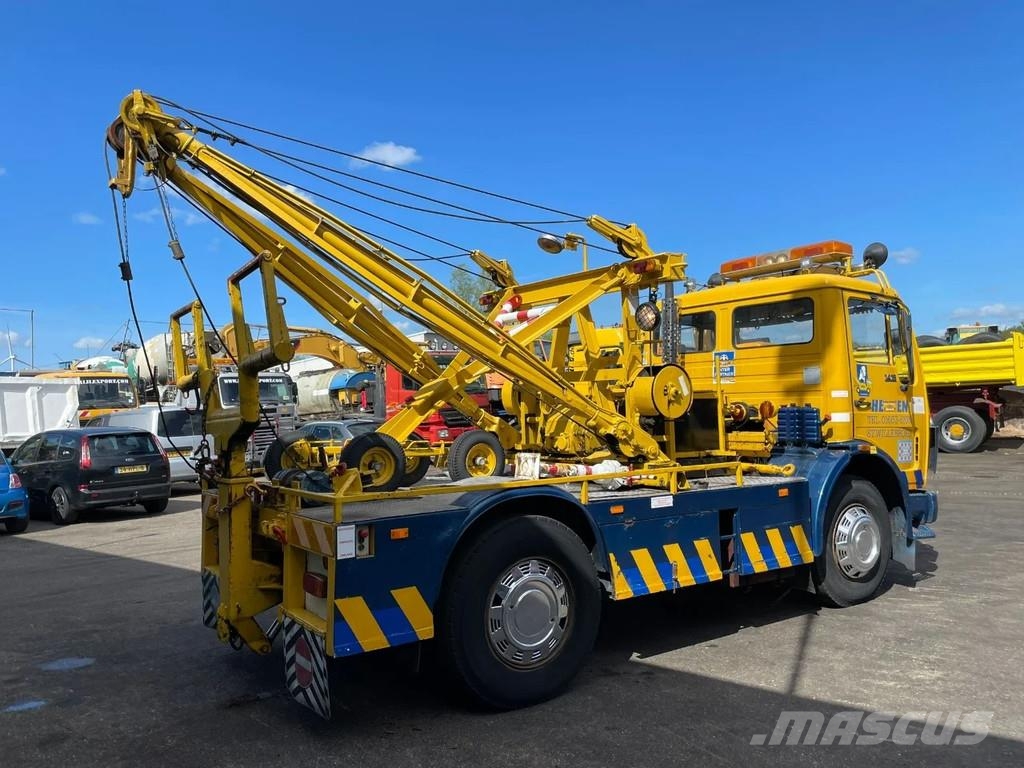 Mercedes-Benz SK 1419 - Tow truck - 3 Winch - V6 - Very Clean Co Bergungsfahrzeuge