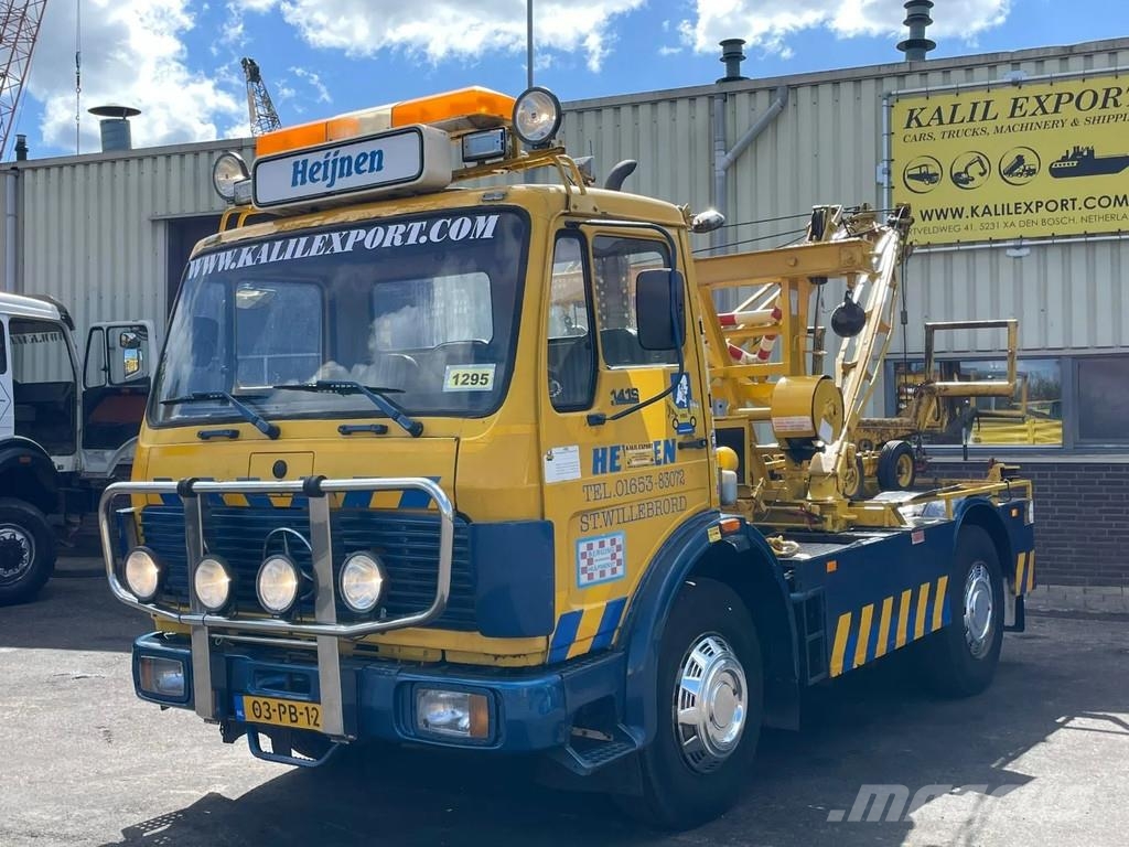 Mercedes-Benz SK 1419 - Tow truck - 3 Winch - V6 - Very Clean Co Bergungsfahrzeuge