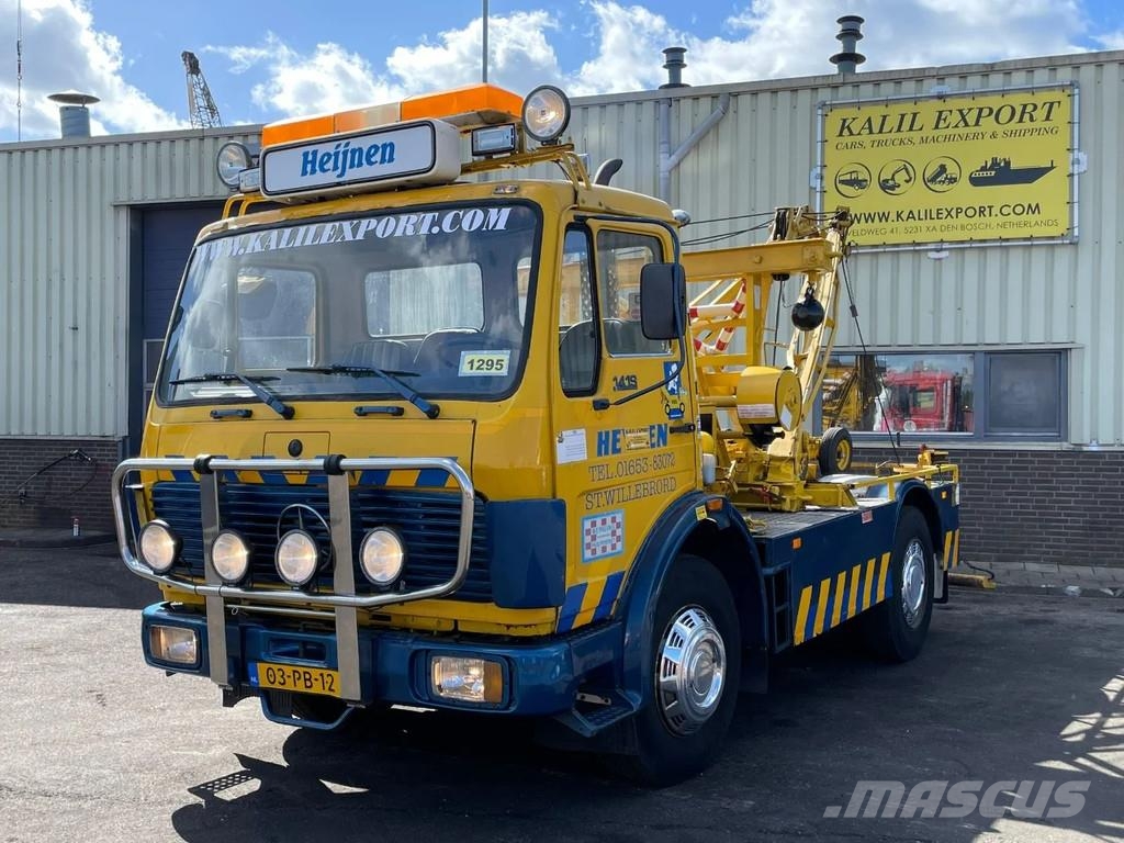 Mercedes-Benz SK 1419 - Tow truck - 3 Winch - V6 - Very Clean Co Bergungsfahrzeuge