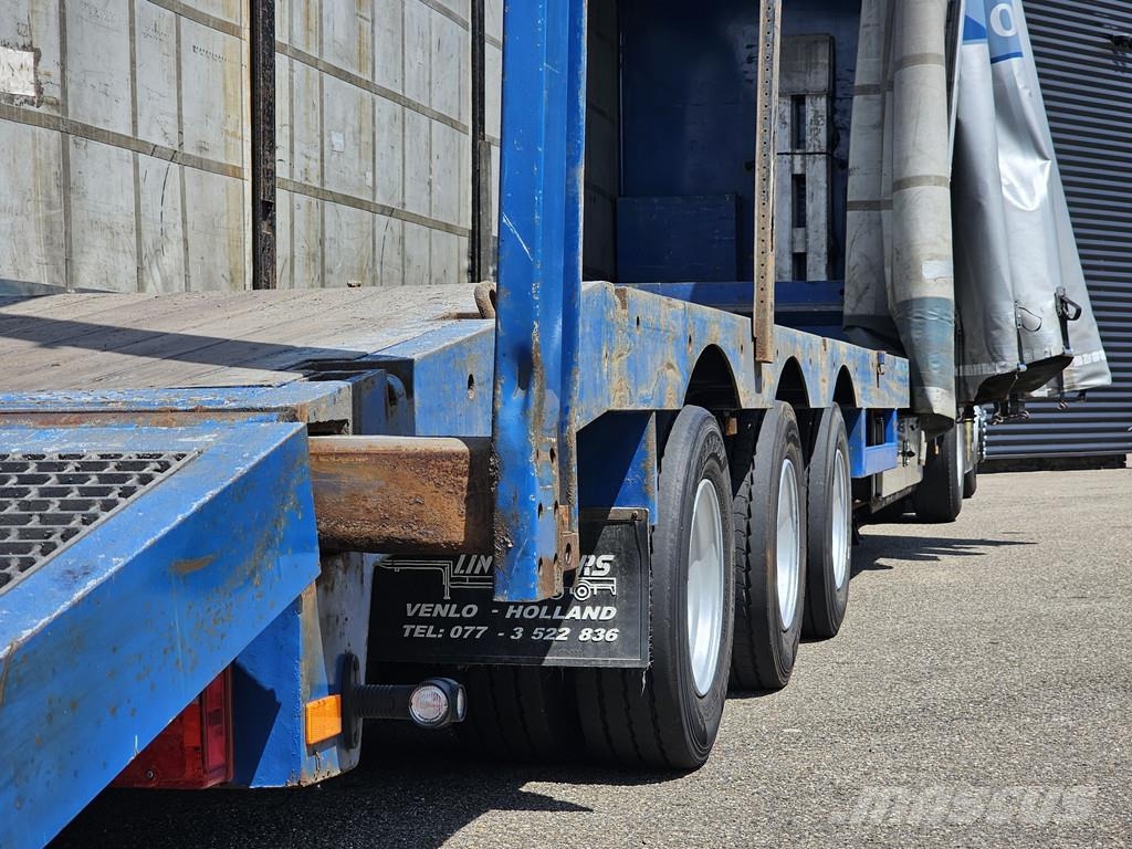 Lintrailers HYDRAULIC RAMP / FORK LIFT - MACHINE TRANSPORT Semirremolques de carga baja