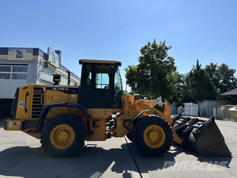 Hyundai HL730-9A 4X4 Radlader Mulch-/Klappschaufel KLIMA A Cargadoras sobre ruedas