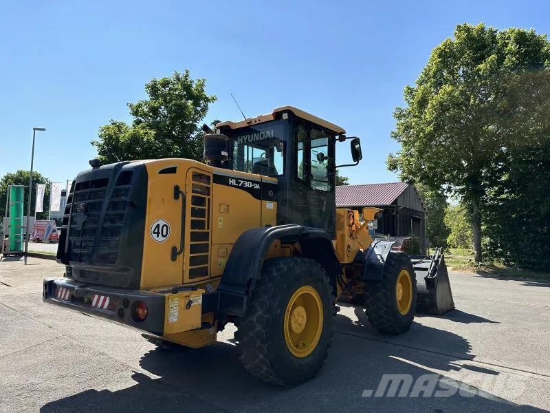 Hyundai HL730-9A 4X4 Radlader Mulch-/Klappschaufel KLIMA A Cargadoras sobre ruedas