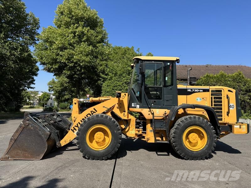 Hyundai HL730-9A 4X4 Radlader Mulch-/Klappschaufel KLIMA A Cargadoras sobre ruedas