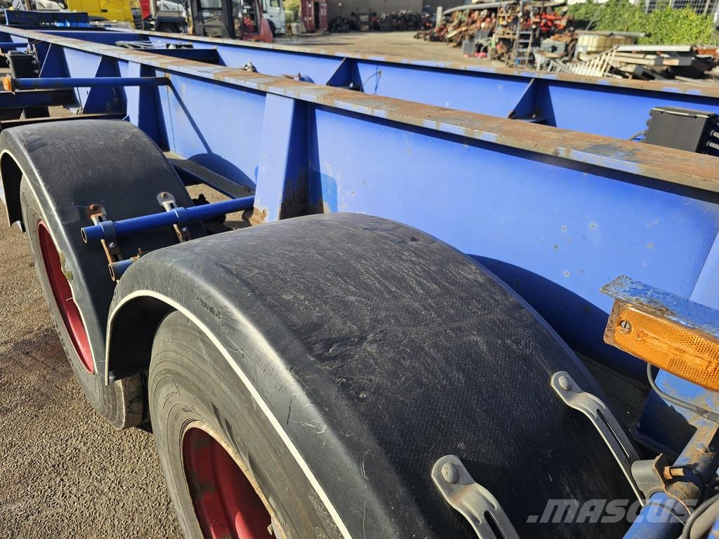  MKF Metallbau CS 20 / STEEL SUSPENSION/ ROR DRUM. Containerframe/Skiploader semi-trailers