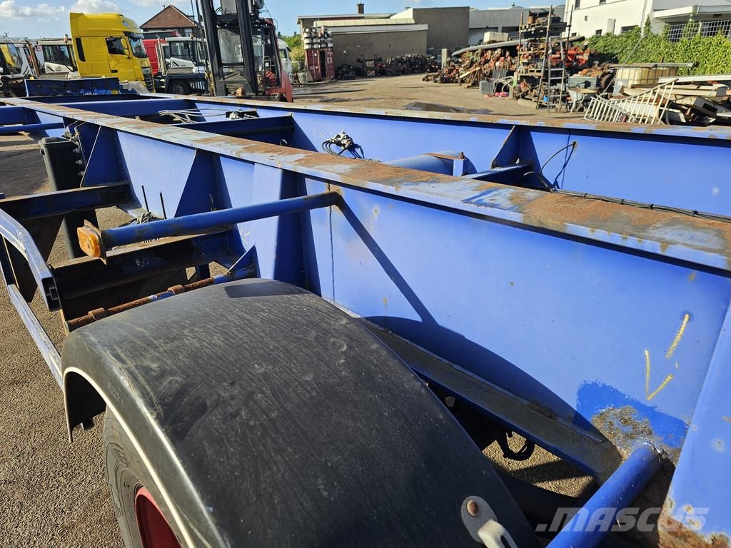  MKF Metallbau CS 20 / STEEL SUSPENSION/ ROR DRUM. Containerframe/Skiploader semi-trailers