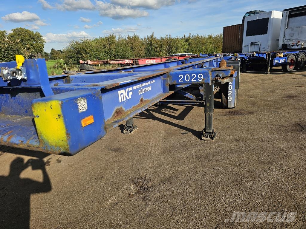  MKF Metallbau CS 20 / STEEL SUSPENSION/ ROR DRUM. Containerframe/Skiploader semi-trailers