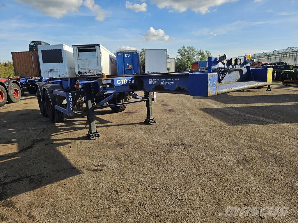  MKF Metallbau CS 20 / STEEL SUSPENSION/ ROR DRUM. Containerframe/Skiploader semi-trailers
