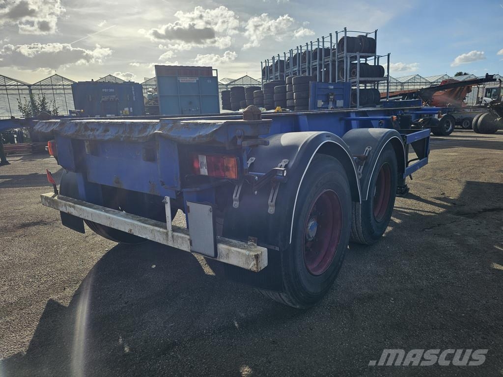  MKF Metallbau CS 20 / STEEL SUSPENSION/ ROR DRUM. Containerframe/Skiploader semi-trailers