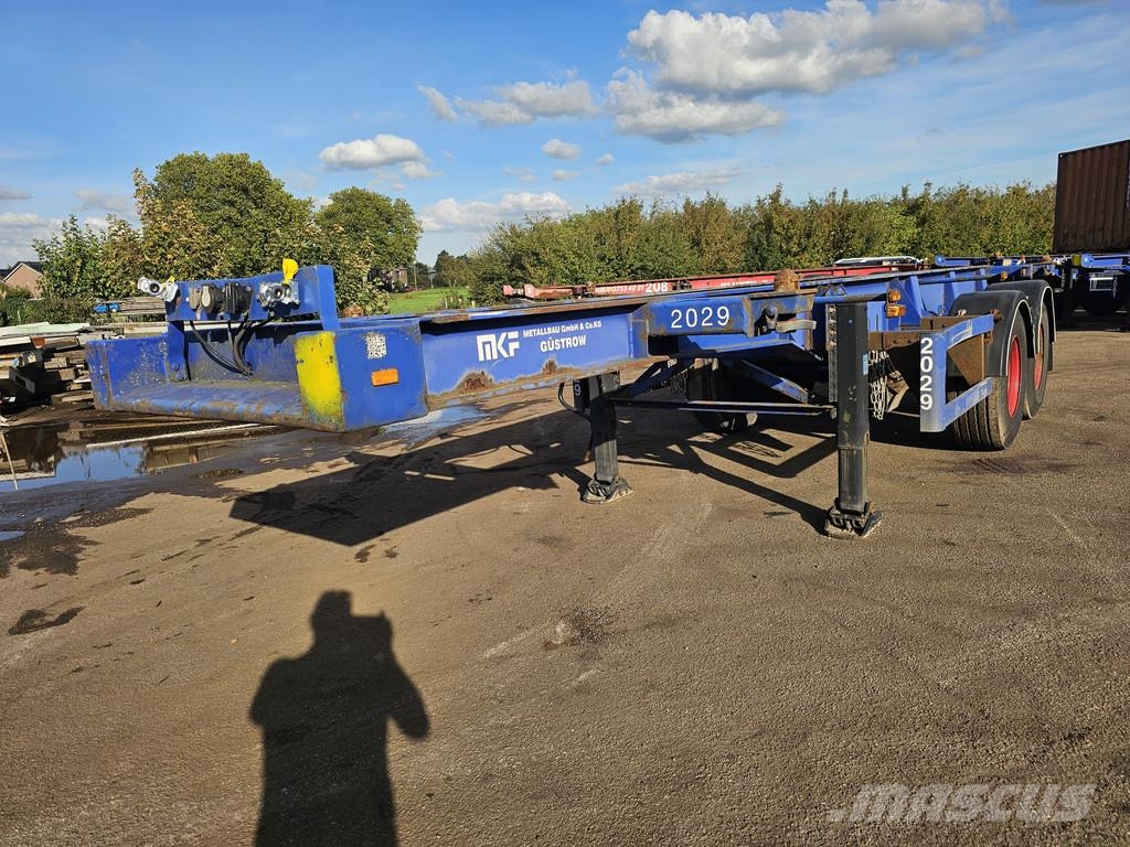  MKF Metallbau CS 20 / STEEL SUSPENSION/ ROR DRUM. Containerframe/Skiploader semi-trailers