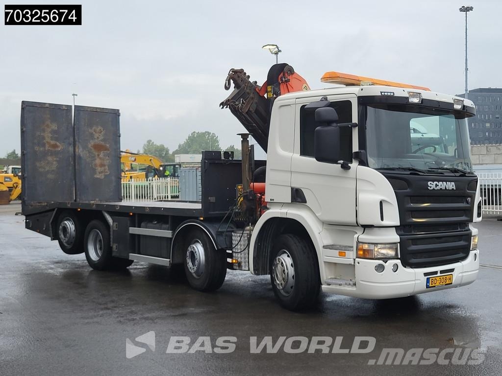 Scania P340 P 8X2 NL-truck Palfinger PK18001 EH Crane Win Camiones plataforma