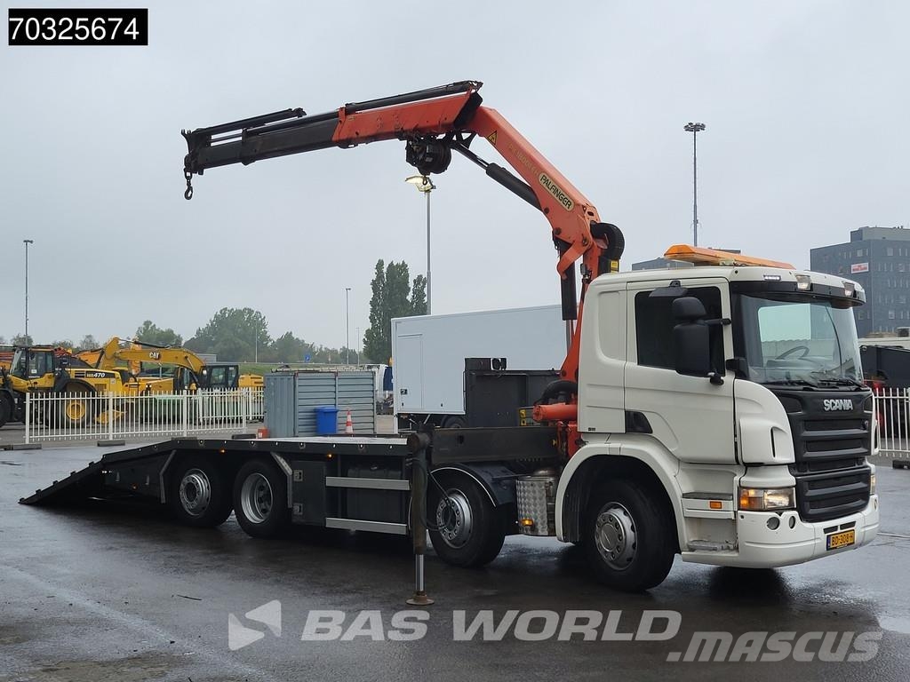 Scania P340 P 8X2 NL-truck Palfinger PK18001 EH Crane Win Camiones plataforma