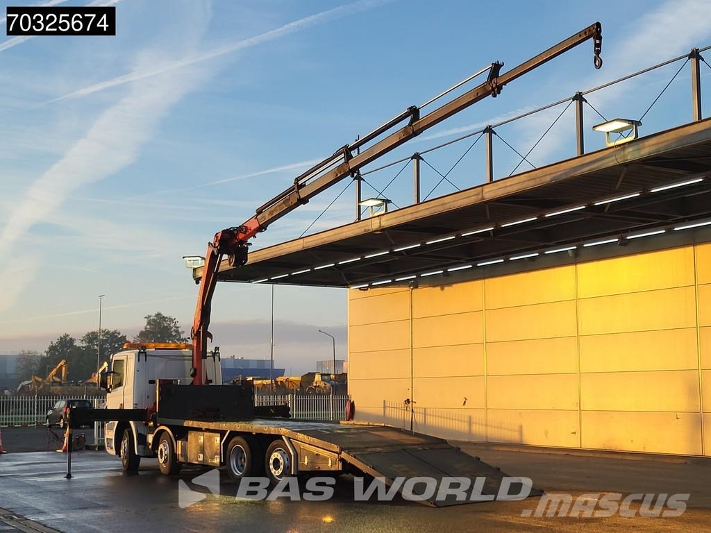 Scania P340 P 8X2 NL-truck Palfinger PK18001 EH Crane Win Camion plateau