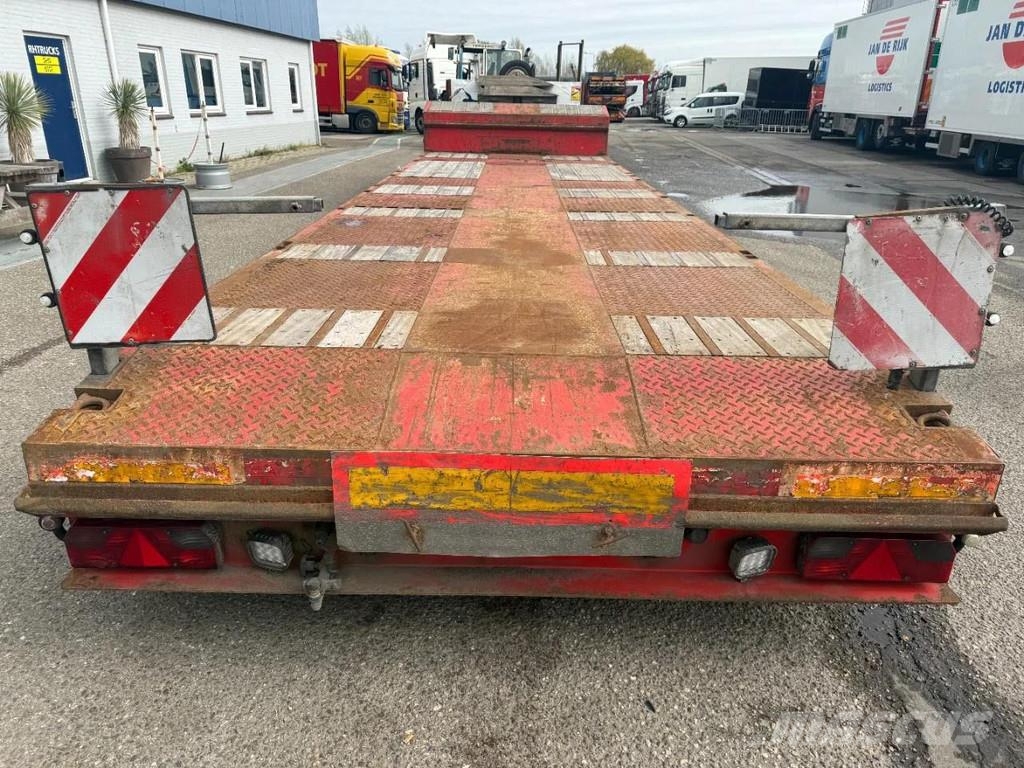 Kel-Berg 4 AXLE , LAST 2 AXLE STEERING, 6M EXTENDABLE Låg lastande semi trailer