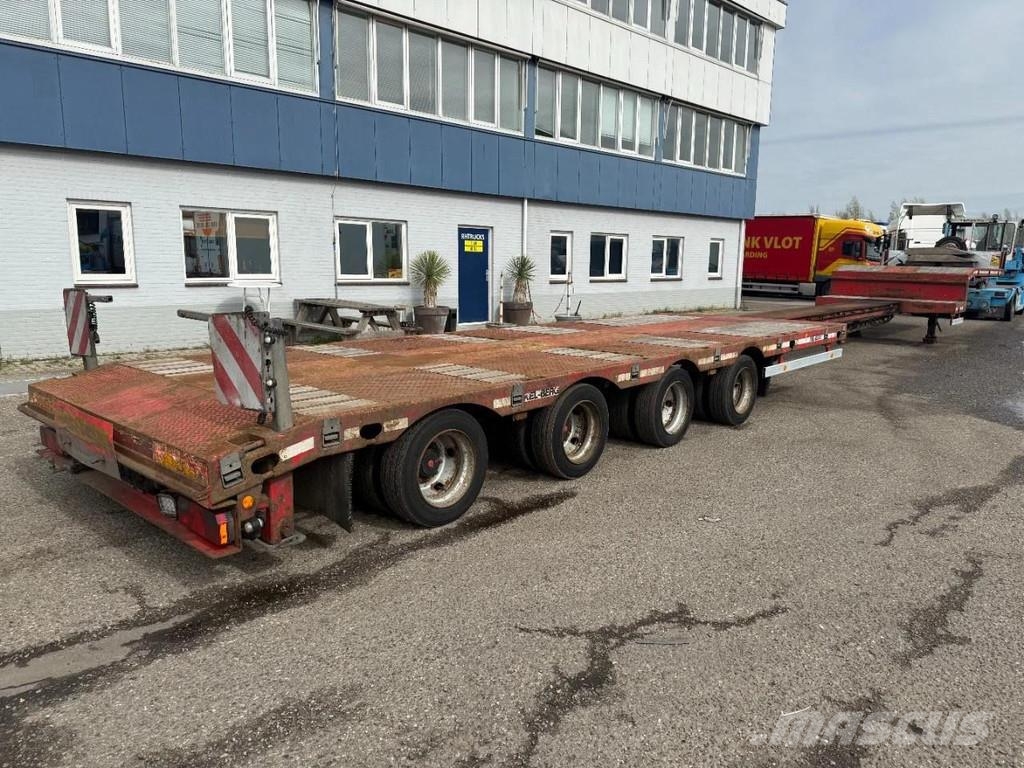 Kel-Berg 4 AXLE , LAST 2 AXLE STEERING, 6M EXTENDABLE Låg lastande semi trailer