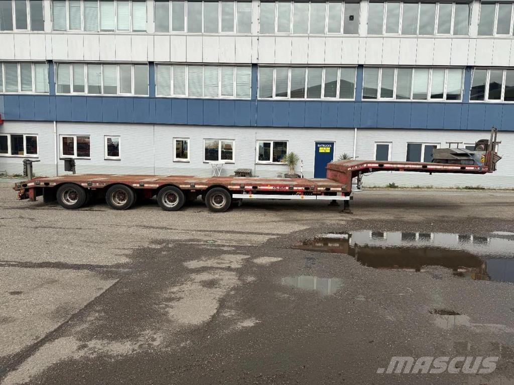 Kel-Berg 4 AXLE , LAST 2 AXLE STEERING, 6M EXTENDABLE Låg lastande semi trailer