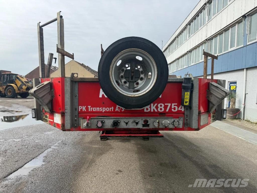 Kel-Berg 4 AXLE , LAST 2 AXLE STEERING, 6M EXTENDABLE Låg lastande semi trailer