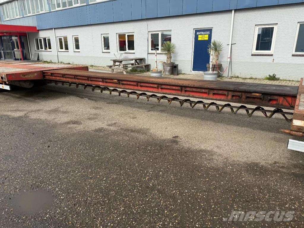 Kel-Berg 4 AXLE , LAST 2 AXLE STEERING, 6M EXTENDABLE Låg lastande semi trailer