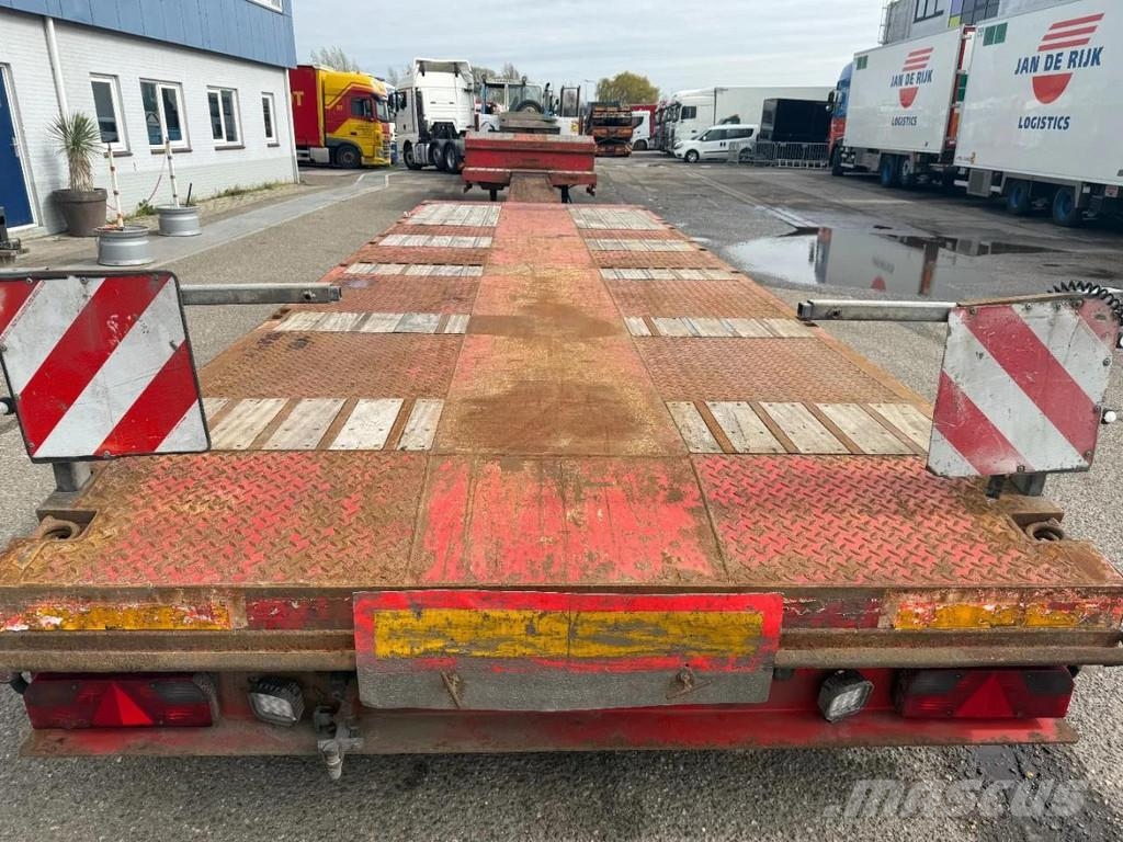 Kel-Berg 4 AXLE , LAST 2 AXLE STEERING, 6M EXTENDABLE Låg lastande semi trailer